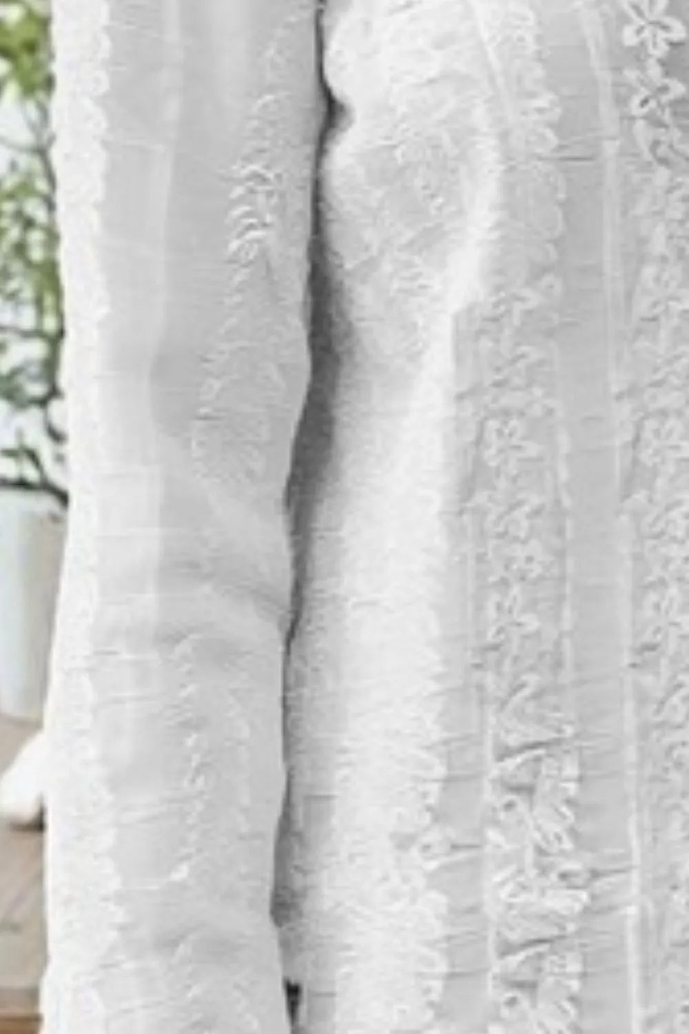 ADORA Embroidered Long Sleeve Button Down Shirt.