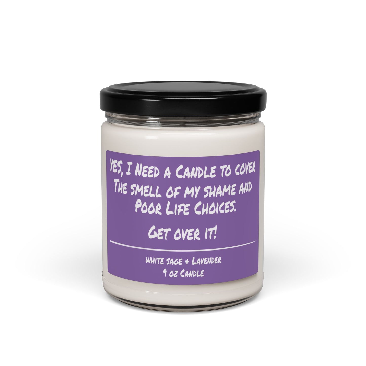 Soy Wax Scented Candle - Cover My Shame.