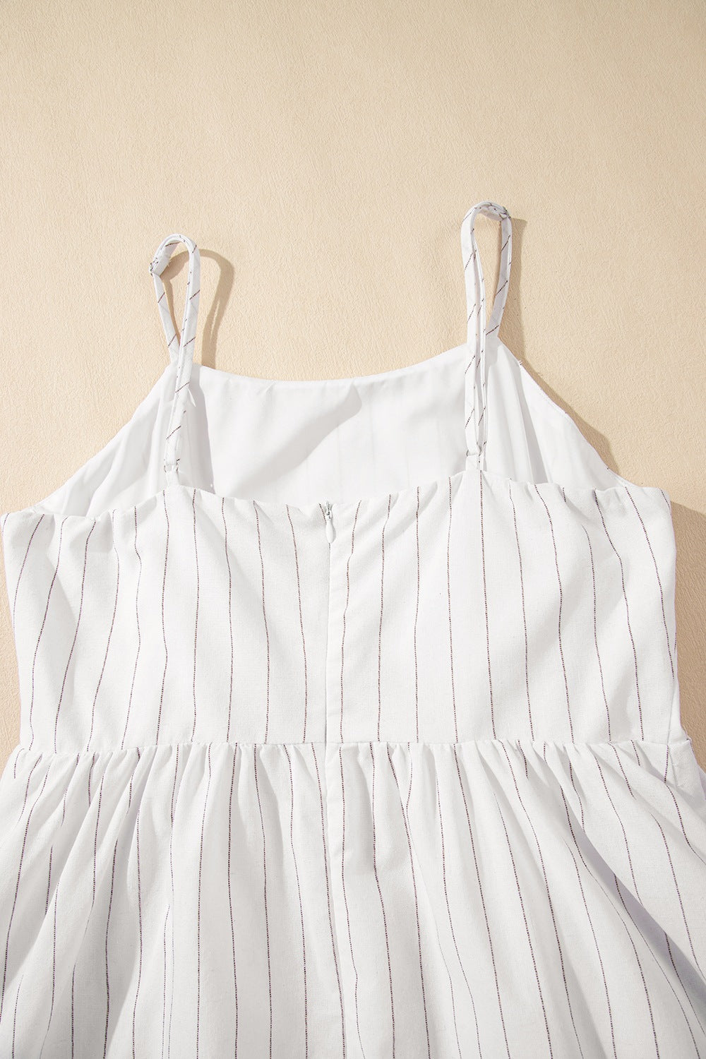 Stripe Square Neck Cami Dress with Pockets.