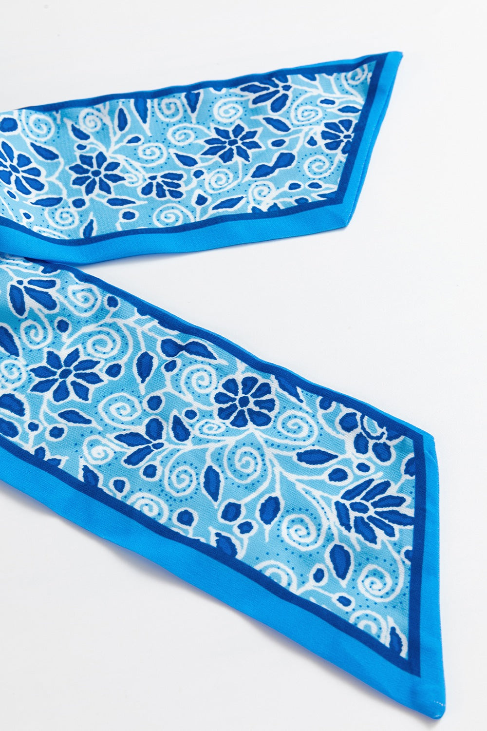 Floral Printed Spaghetti Strap Maxi Dress with Waist Tie.