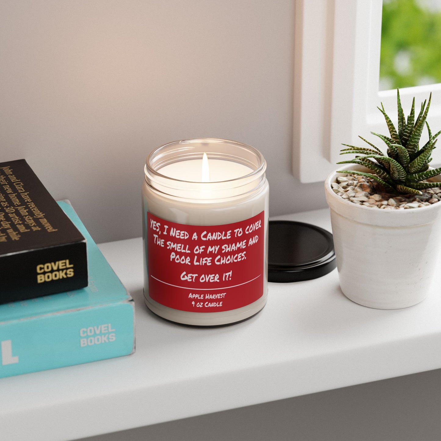 Soy Wax Scented Candle - Cover My Shame.