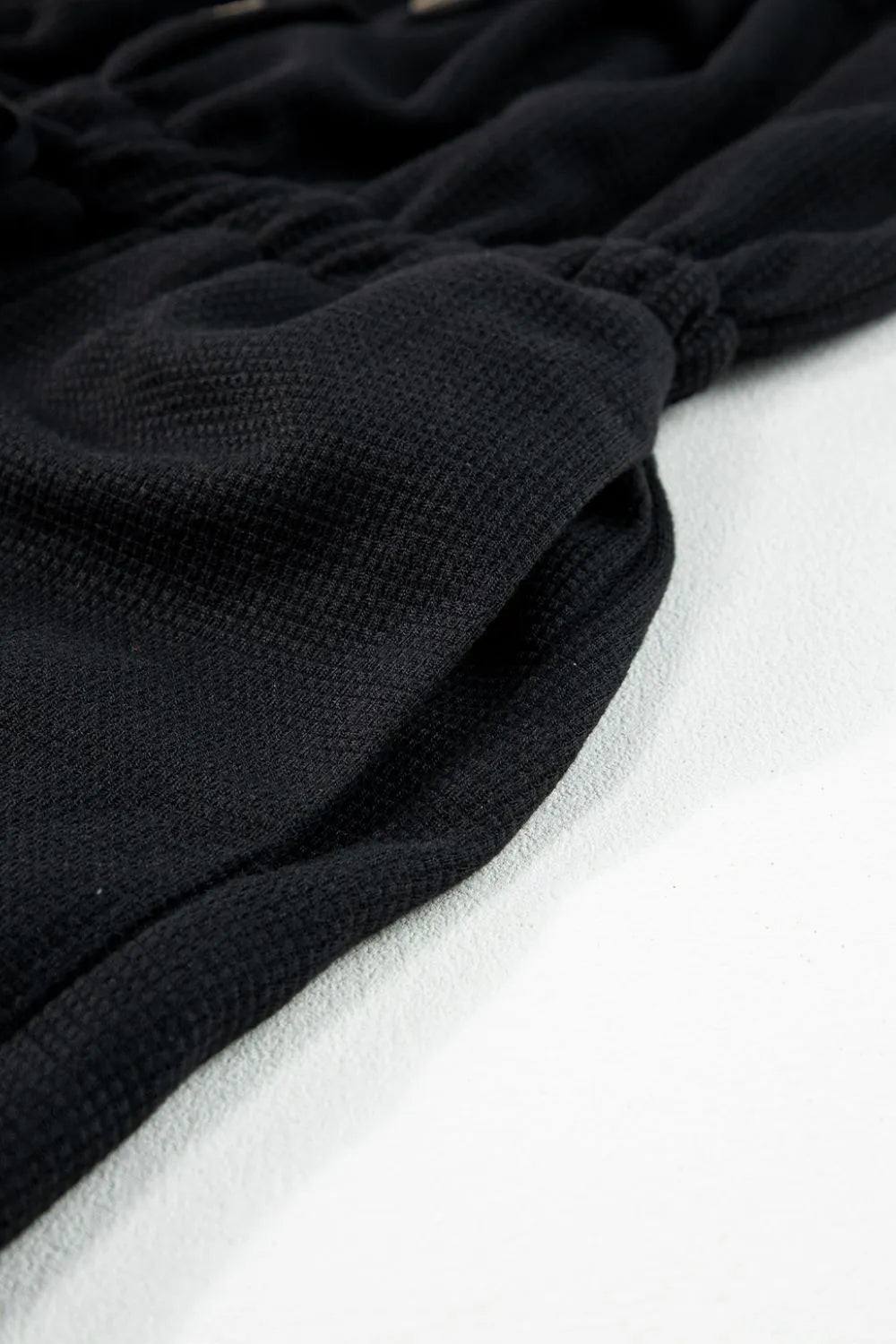 Trendy Knotted Straps Drawstring Jumpsuit.