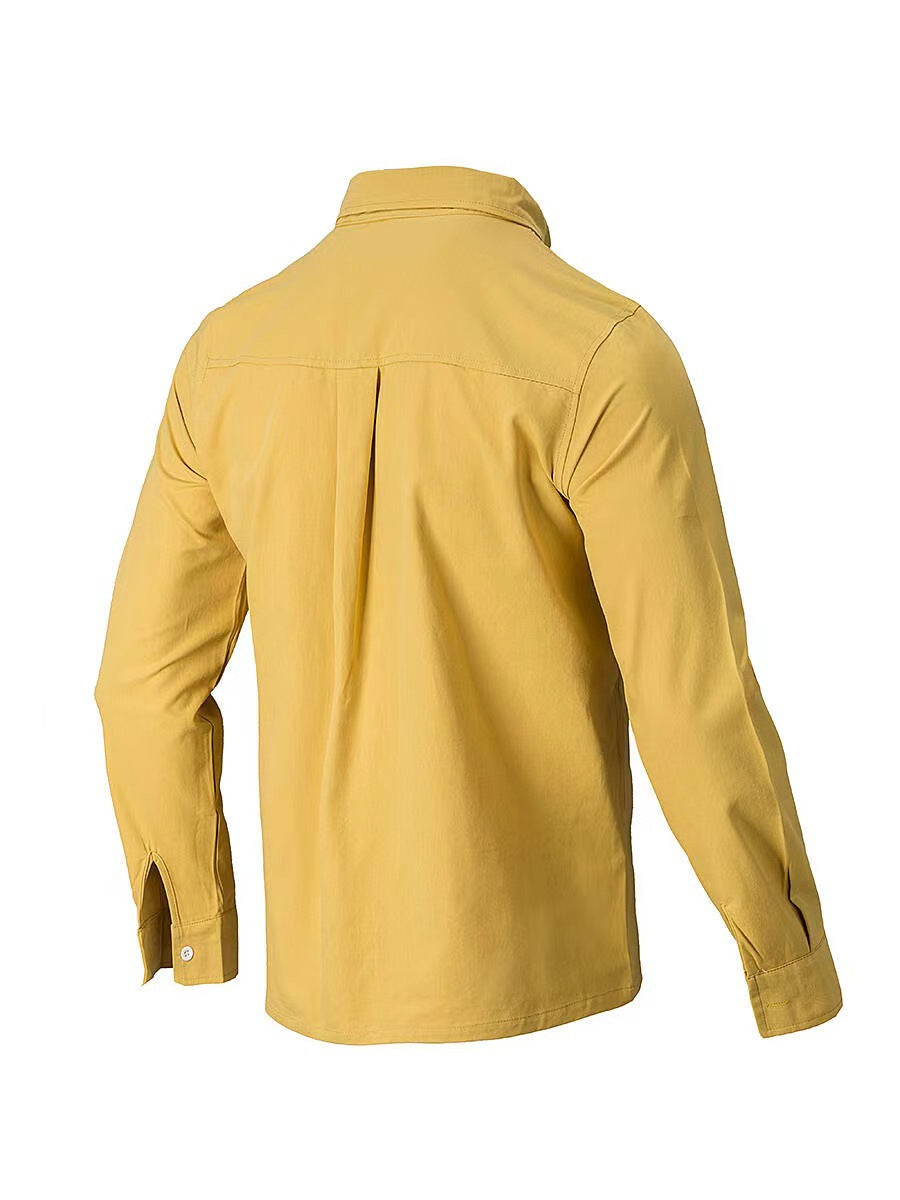 Collared Neck Button Down Shirt.