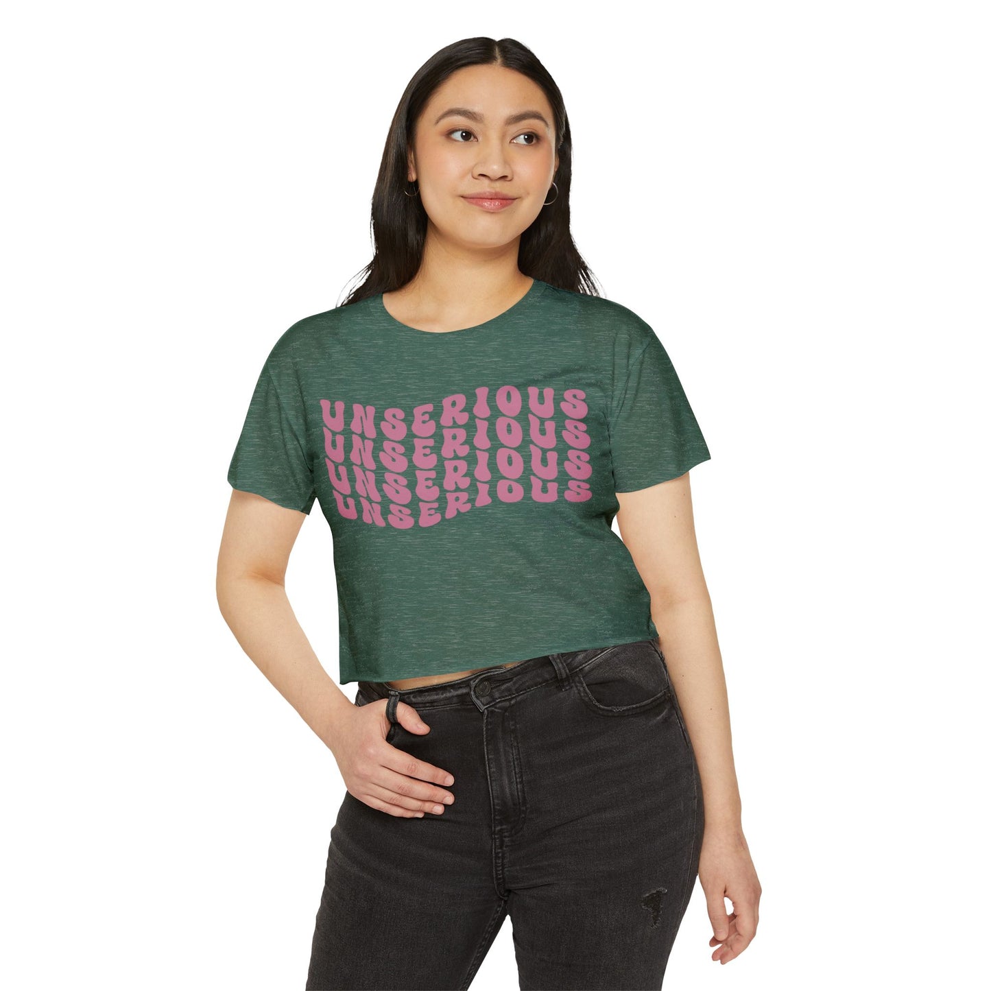 "Unserious" Women's Festival Crop Top.