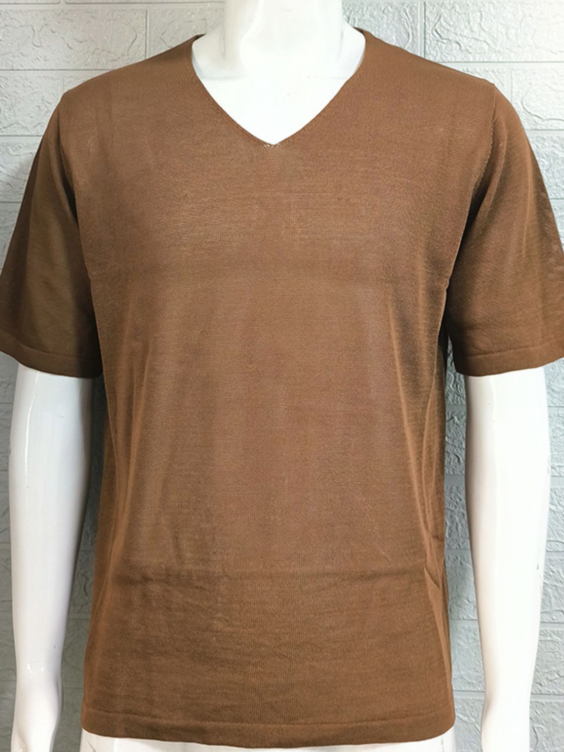 Men's V-Neck Short Sleeve T-Shirt.