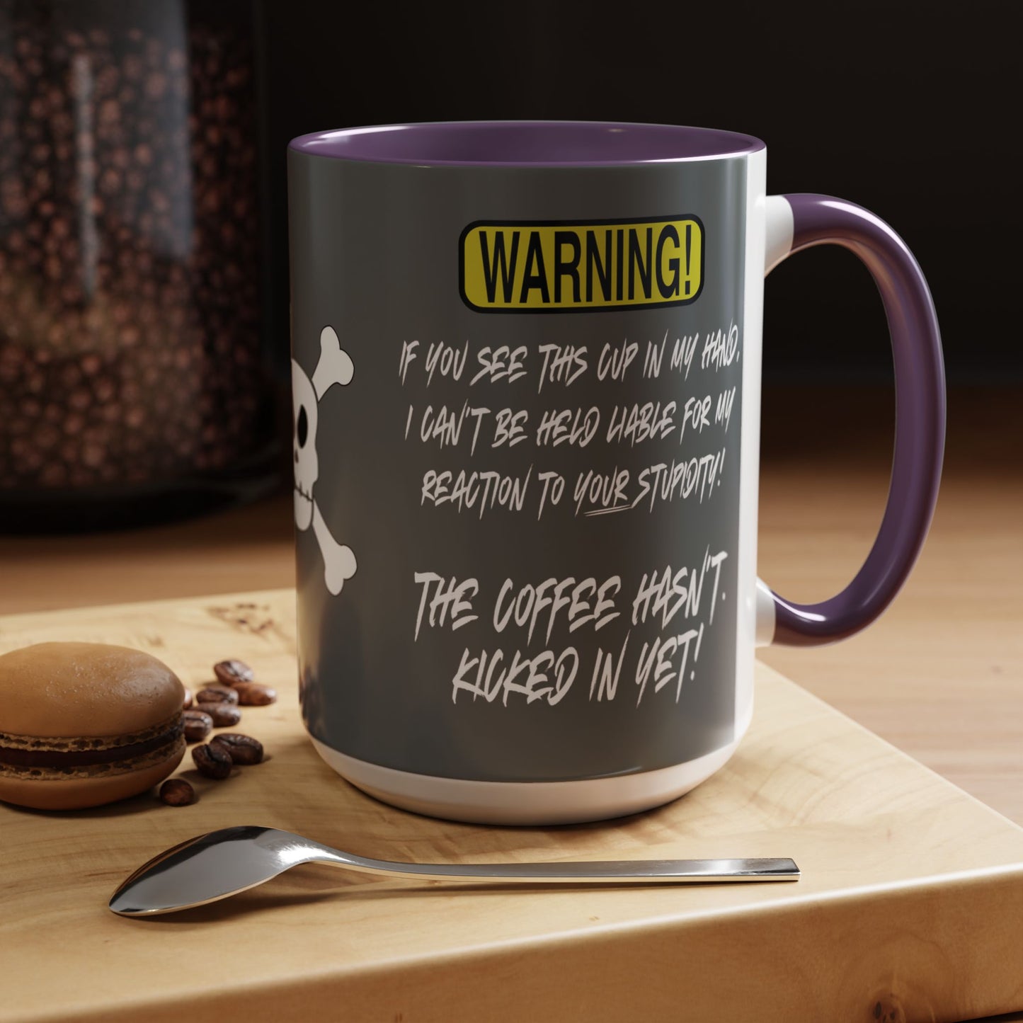 Can't Deal With Stupidity 15oz Accent Mug