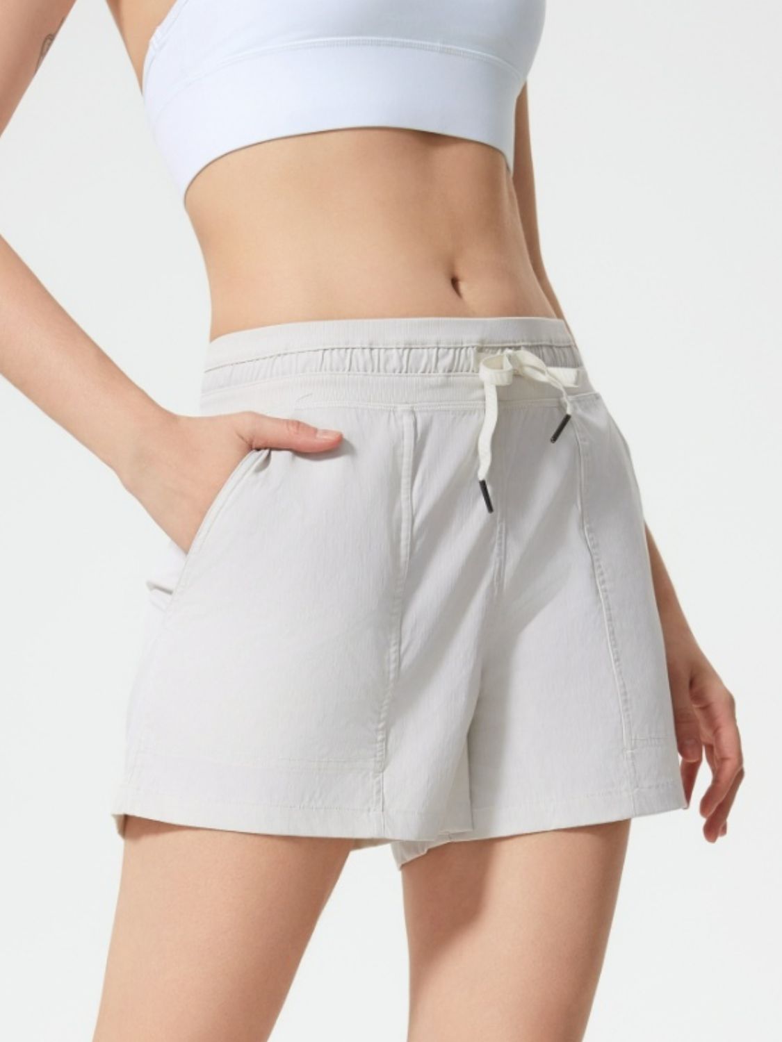 Millennia Drawstring Active Shorts with Pockets.