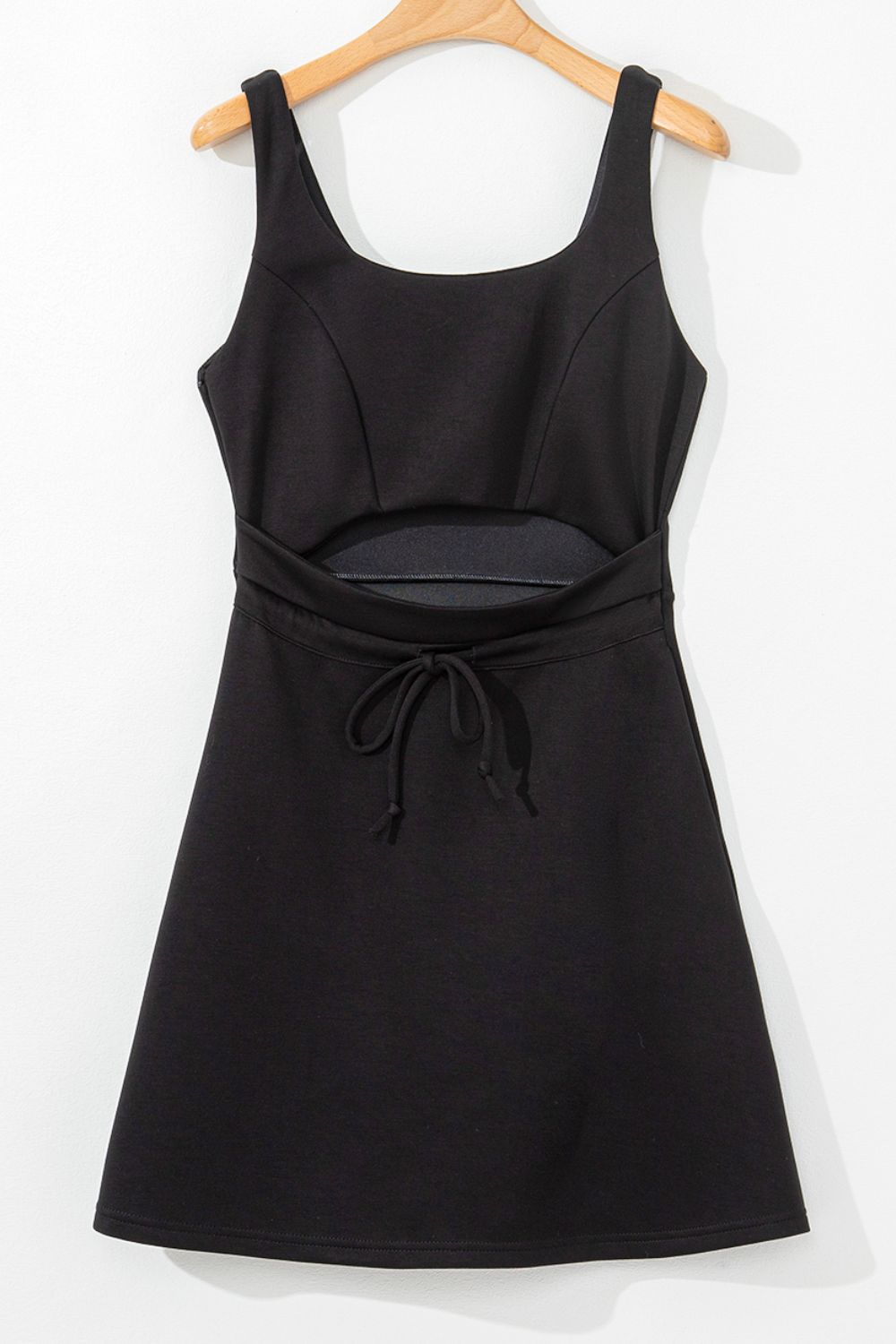 Cut Out Front High Waist Tank Mini Dress.