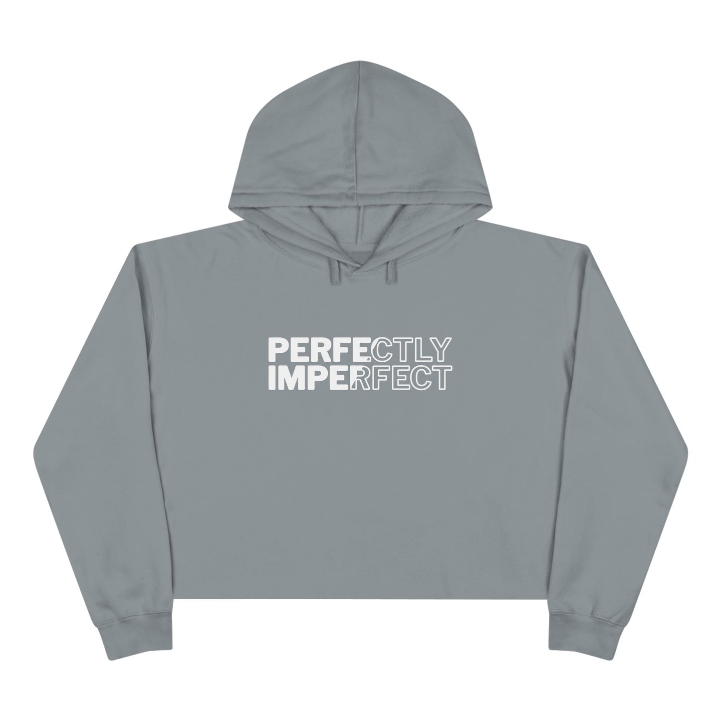 Perfectly Imperfect Crop Hoodie.