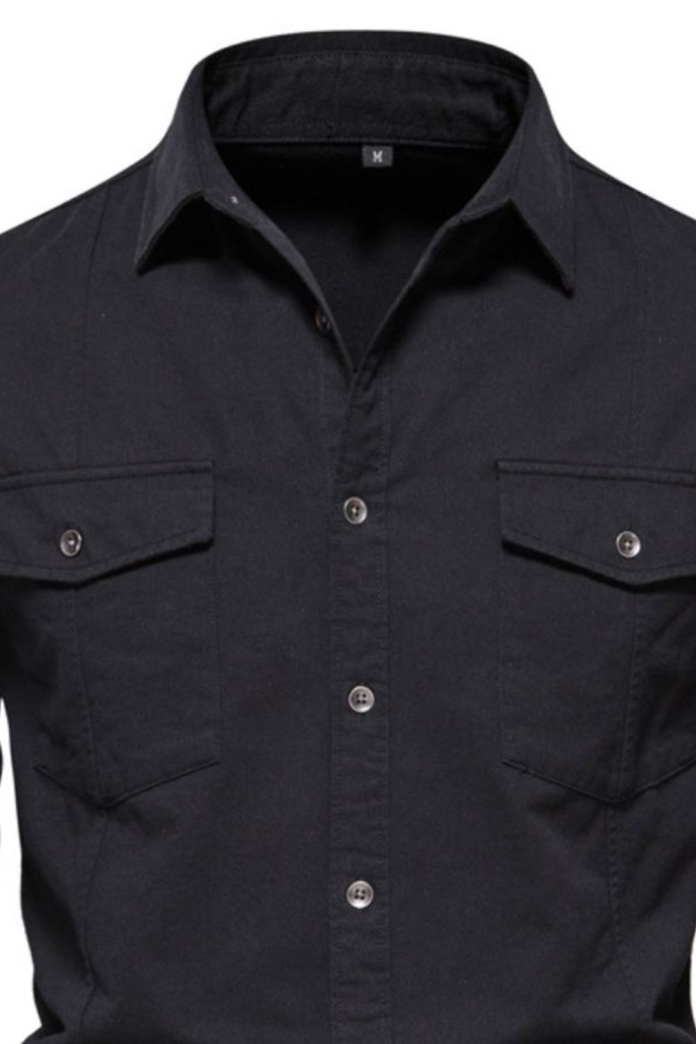 Classic Men's Button Down Collared Neck Shirt - Timeless Style.