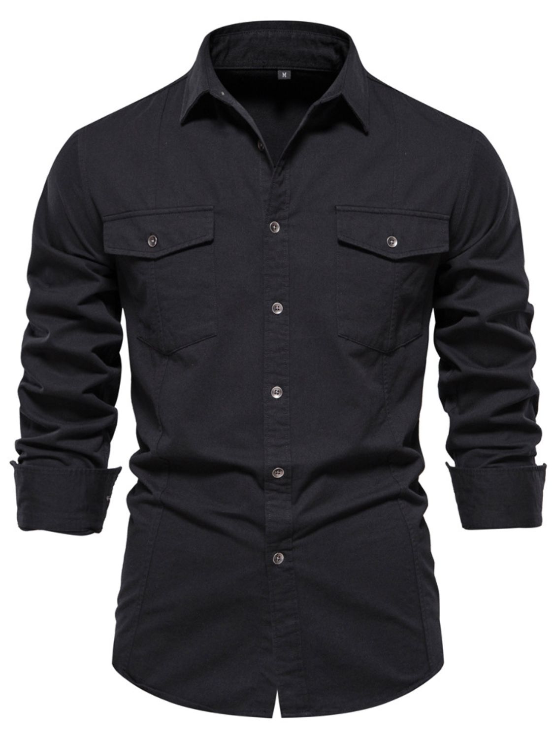 Classic Men's Button Down Collared Neck Shirt - Timeless Style.