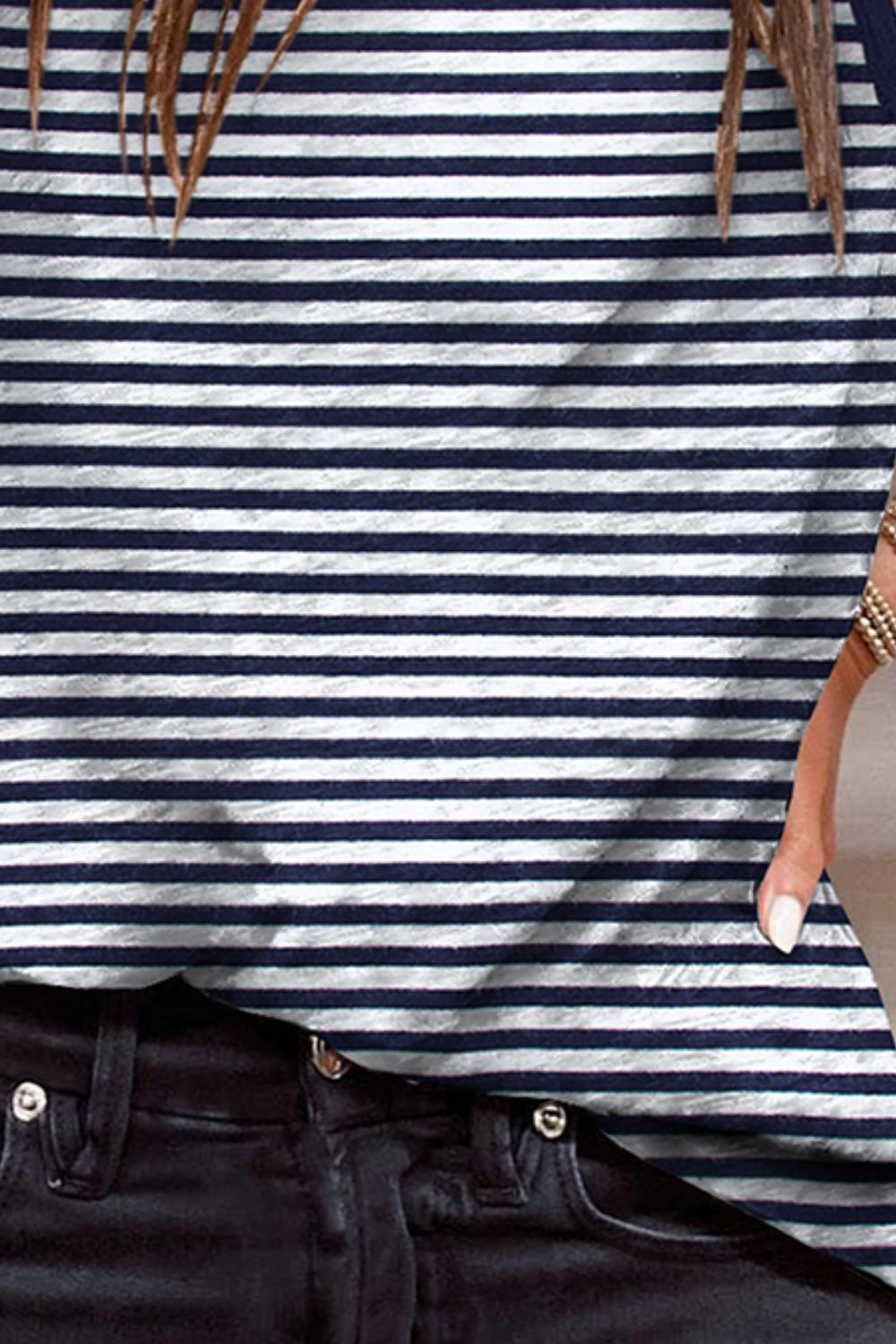 Stylish Printed Round Neck Tank - Designer Inspired.