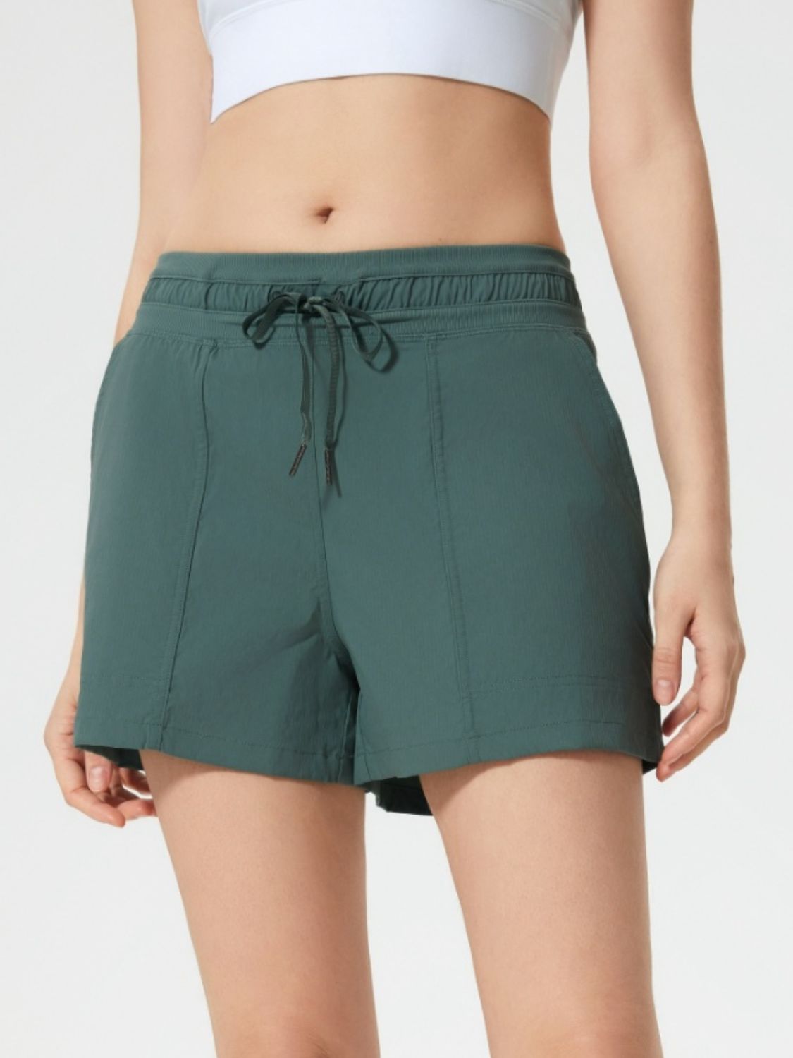 Millennia Drawstring Active Shorts with Pockets.