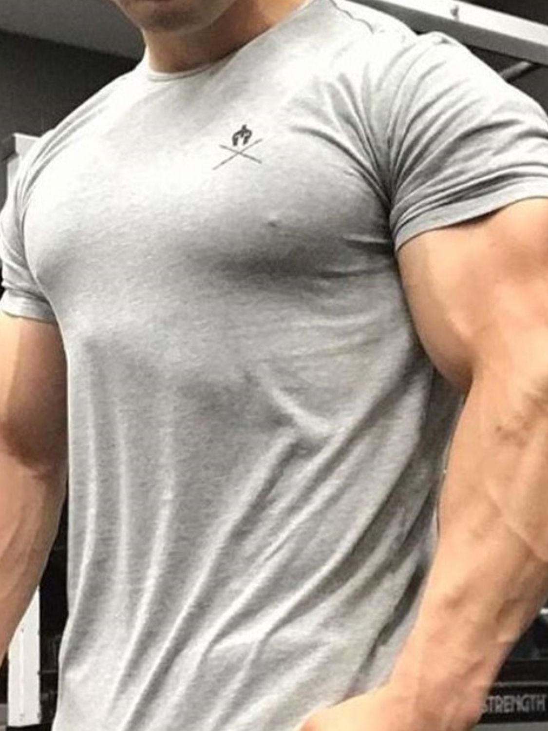 Men's Round Neck Short Sleeve T-Shirt.