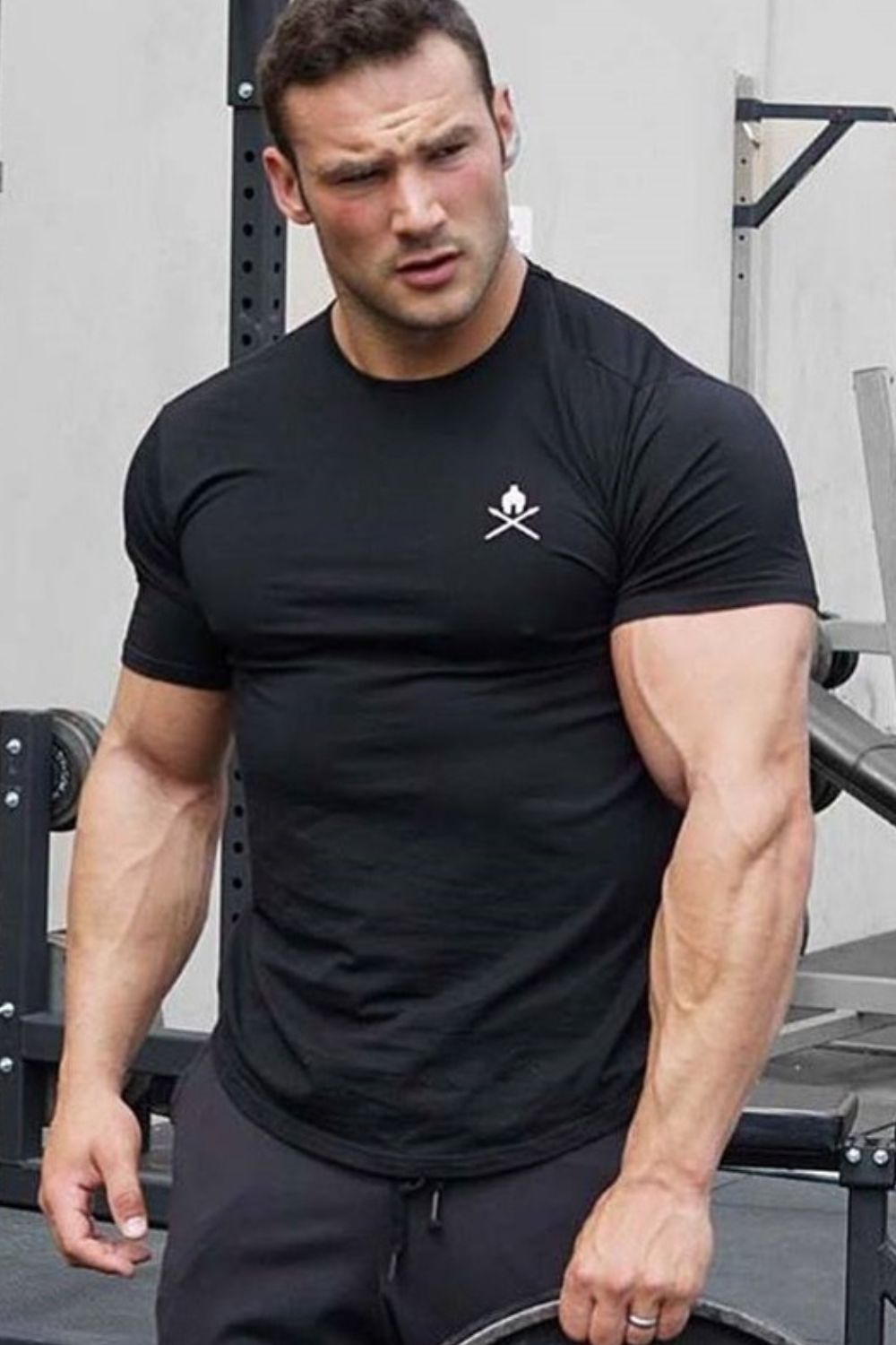 Men's Round Neck Short Sleeve T-Shirt.