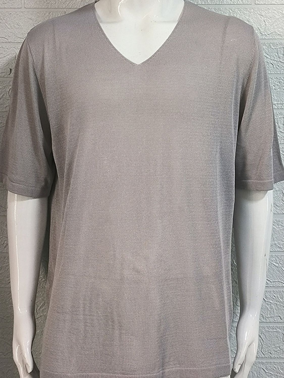 Men's V-Neck Short Sleeve T-Shirt.
