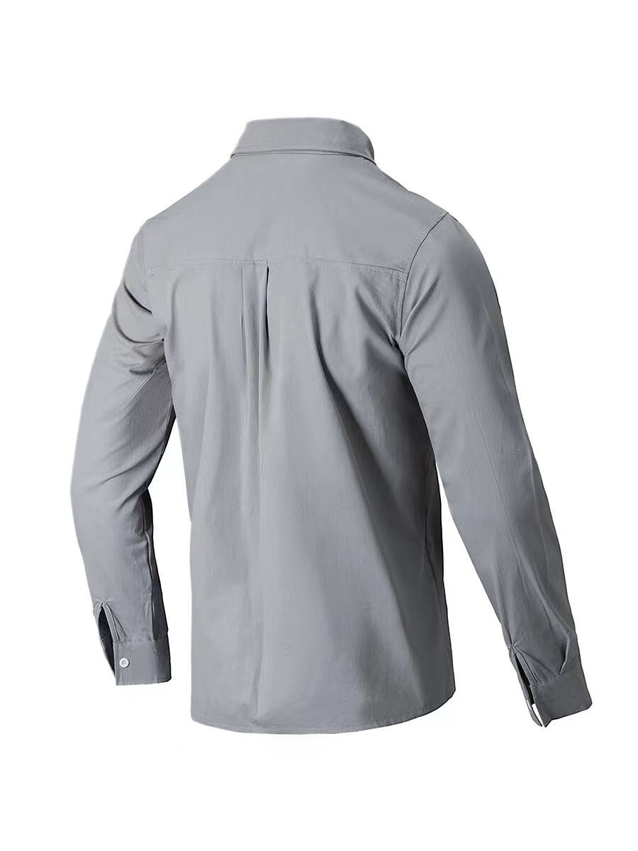 Collared Neck Button Down Shirt.