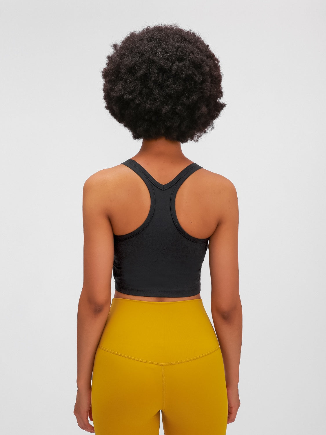 Millennia Scoop Neck Active Tank with Detachable Chest Pads.