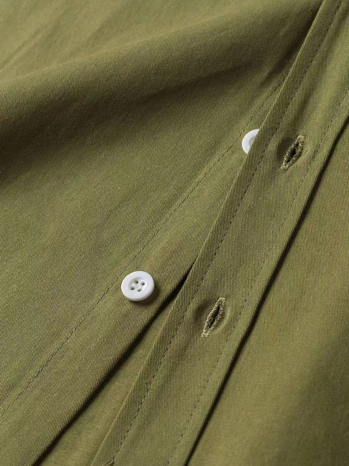 Collared Neck Button Down Shirt.
