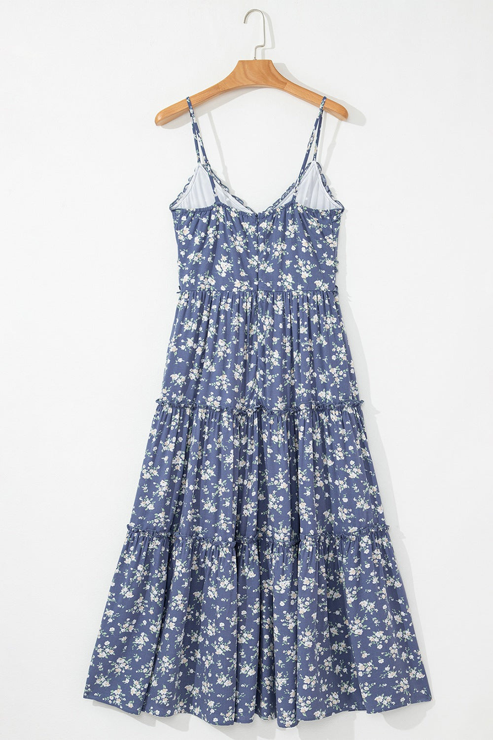 Enchanting Floral Tiered Midi Dress - Romantic Summer Essential.