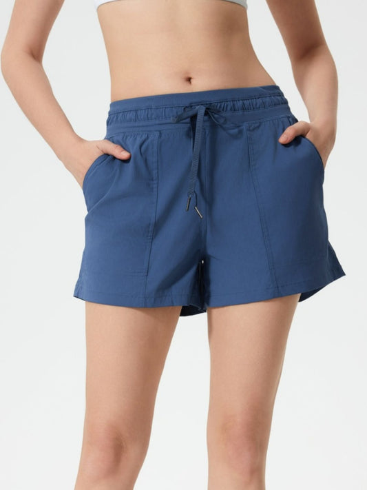 Millennia Drawstring Active Shorts with Pockets.