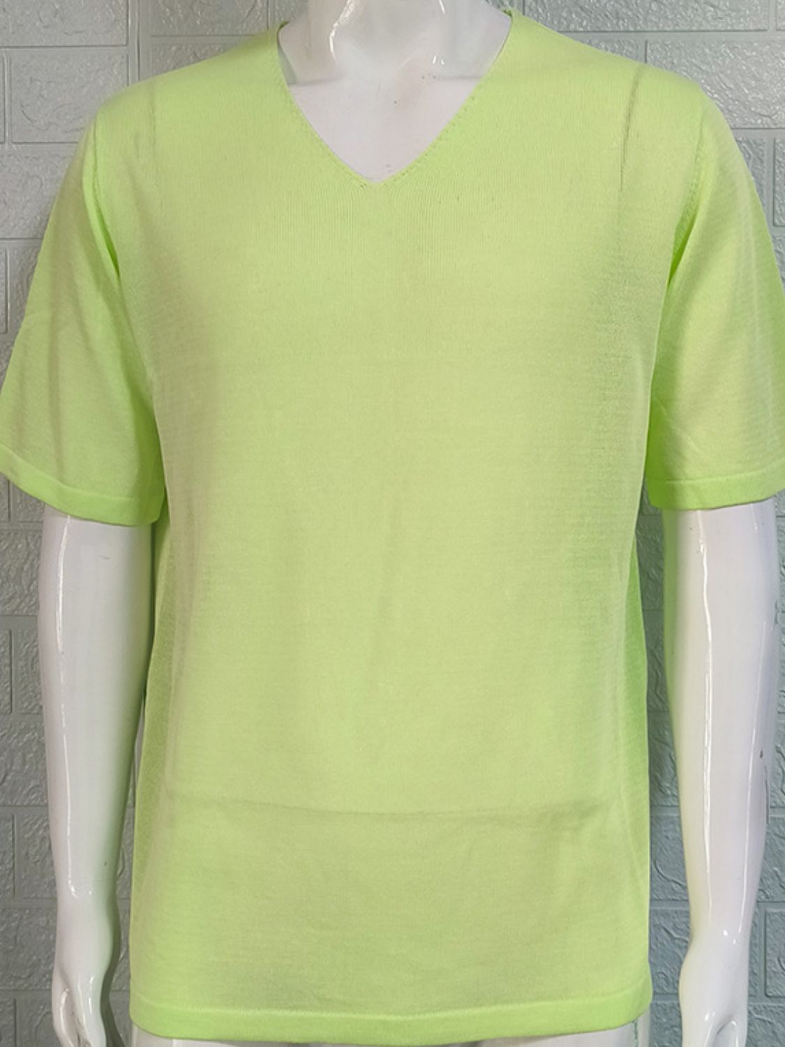 Men's V-Neck Short Sleeve T-Shirt.