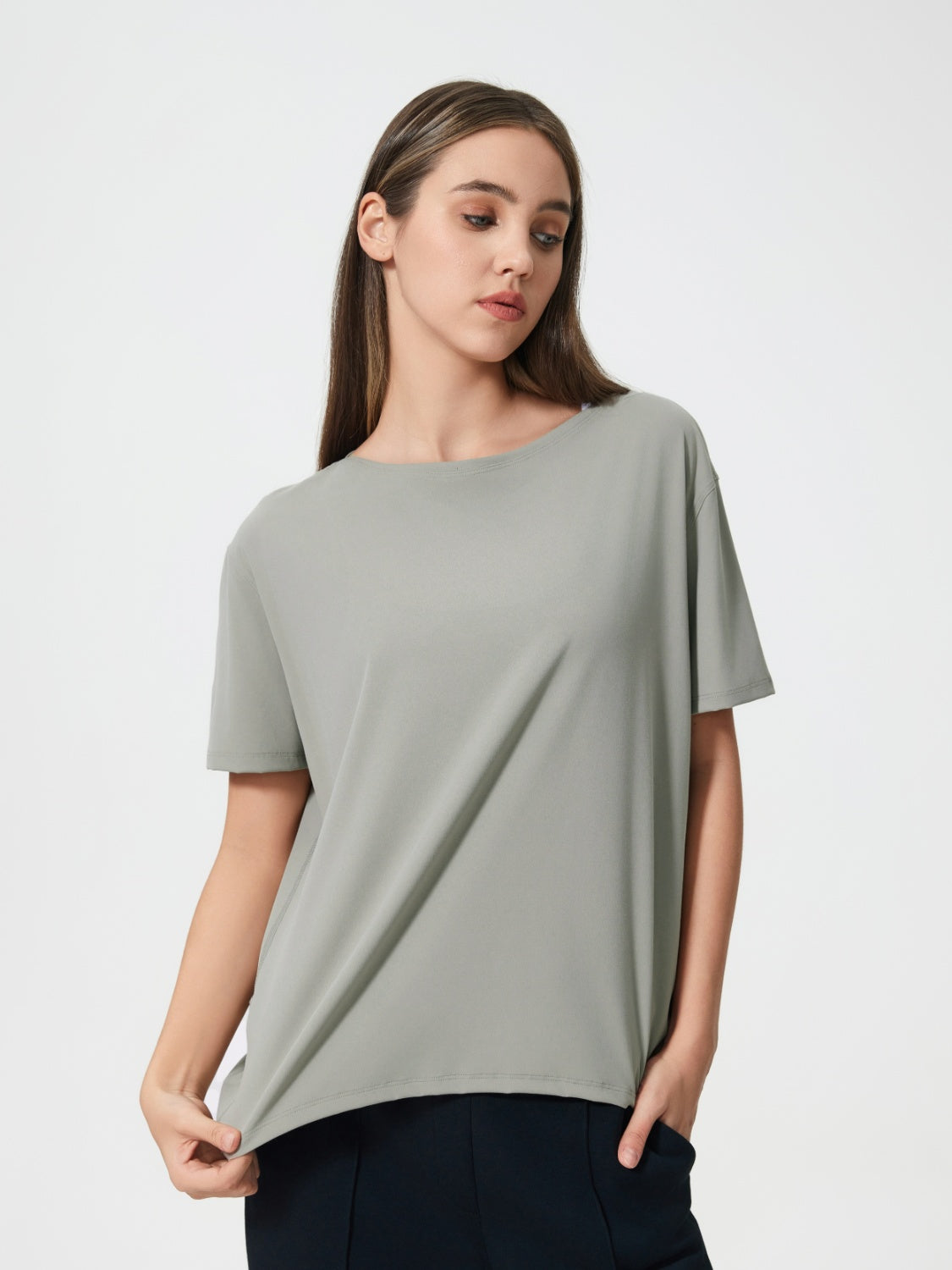 Millennia Active T-Shirt - Relaxed Fit Workout Tee.