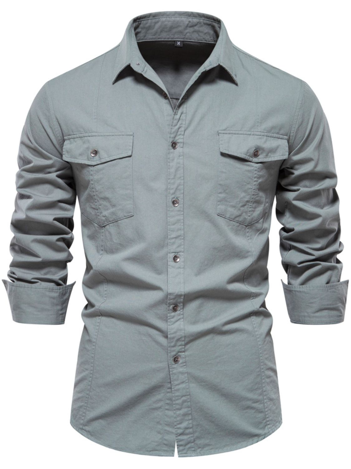 Classic Men's Button Down Collared Neck Shirt - Timeless Style.